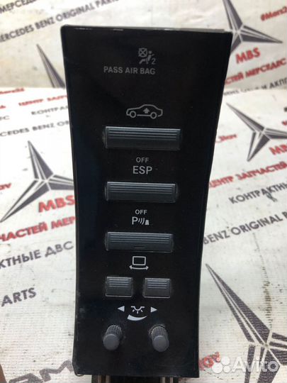 Блок кнопок панели приборов w221 Mercedes