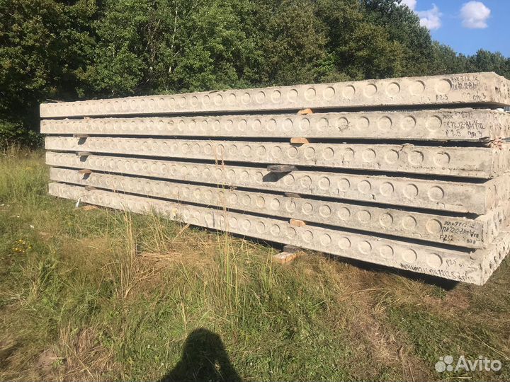 Плиты перекрытия пустотные бу