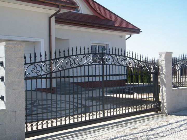 Ворота кованые