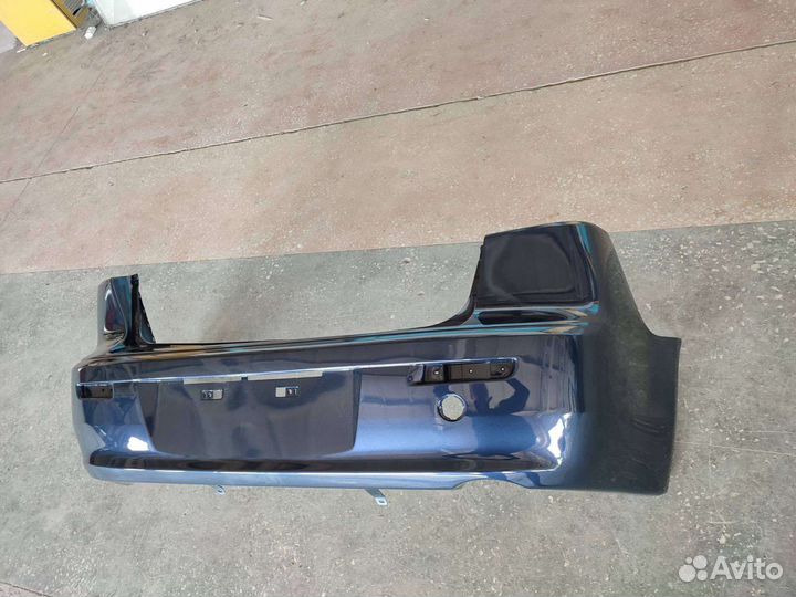 Бампер задний Митсубиси Лансер X. новый,синий