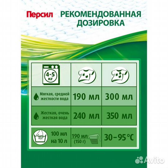 2 шт. Стиральный порошок Persil 'Свежесть Вернеля'