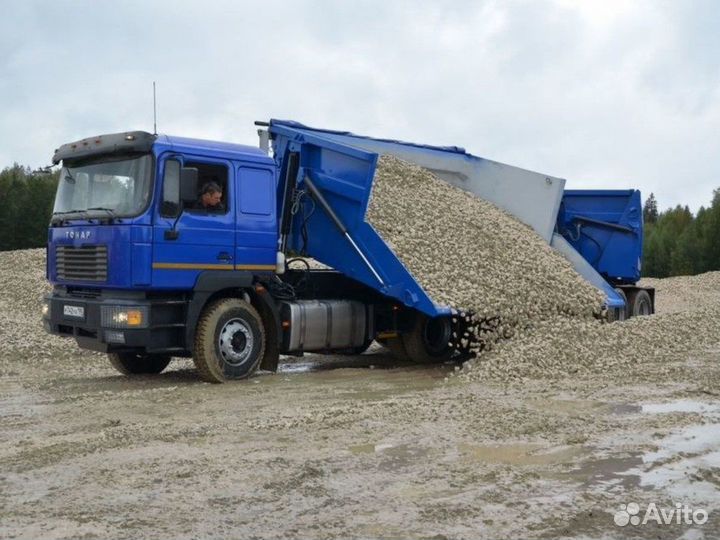 Щебень \ Песок \ Отсев гравийный крупный от трех к