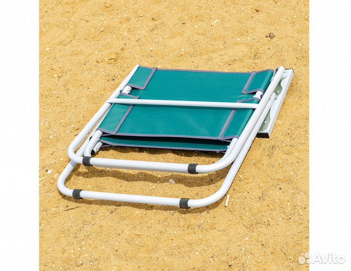 Кресло шезлонг складное алюминий до 110 кг новое