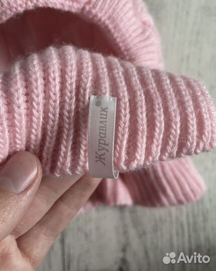 Шапка шлем журавлик /капор