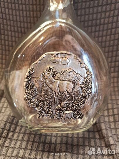 Графин и две рюмки перевертыши хрустальный СССР