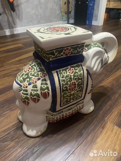 Слон керамический подставка под цветы