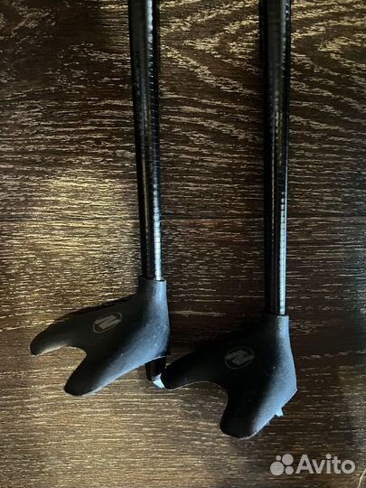 Лыжи беговые с палками 150 см и 110 см