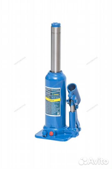 Домкрат бутылочный, г/п 3 т