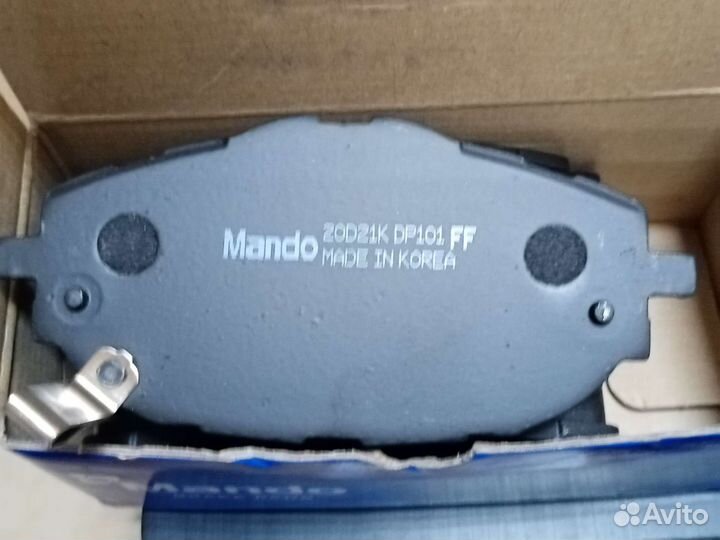 Тормозные колодки Toyota corolla 13