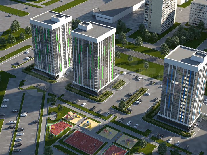 4-к. квартира, 95,2 м², 9/16 эт.