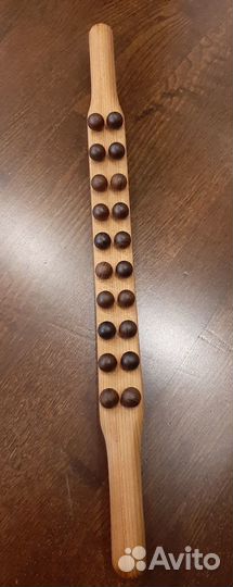 Антицеллюлитный массажер из бука