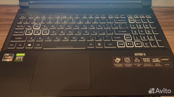 Ноутбук Acer nitro 5 Ryzen 5 5600H/RTX 3060