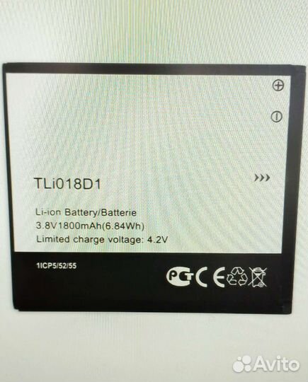 Акб Alcatel TLi018D1 (OT5038)