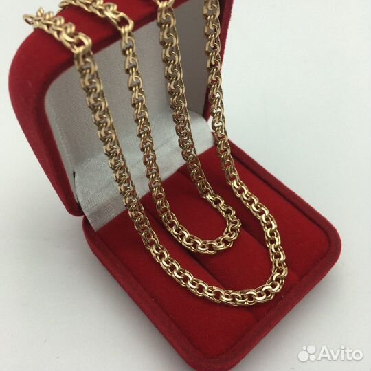 Г25 Цепь бисмарк,золото 585 (95685)