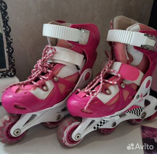 Роликовые коньки детские раздвижные
