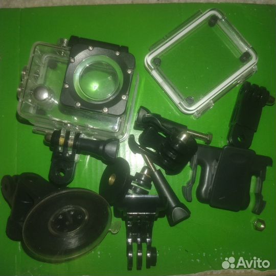 Экшн камера 4K с крепежами
