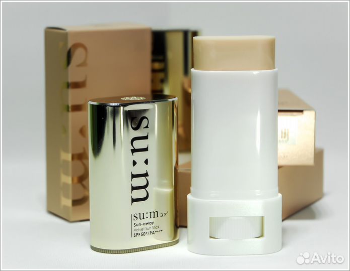Su:m37 Солнцезащитный стик Sun- Away Velvet Stick