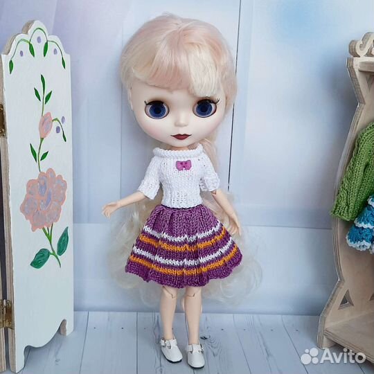 Комплект: кофточка и юбочка для Блайз