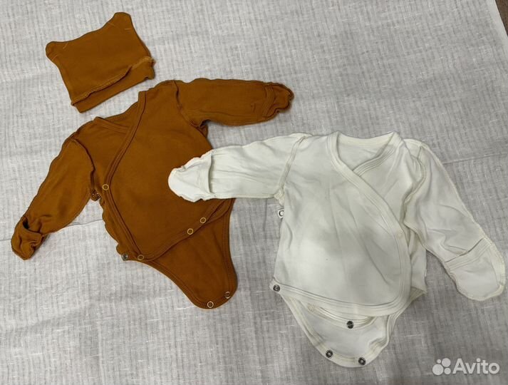 Вещи для новорожденного р 50-56 Mjolk Sinsay