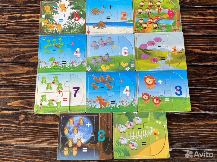 Деревянные пазлы