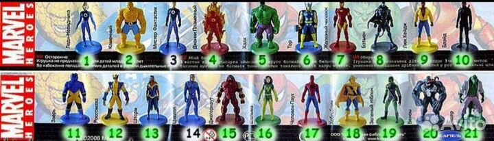 Фигурки марвел К - Артель