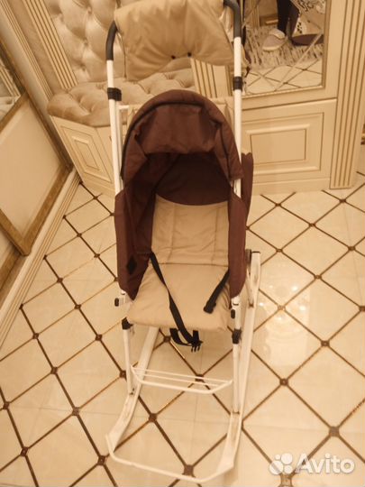 Детские санки коляска