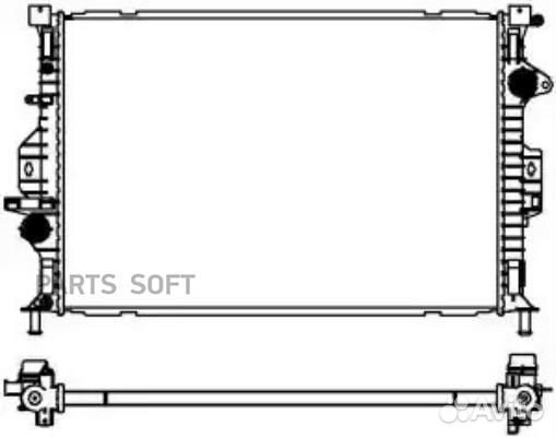 Радиатор охлаждения Рендж Ровер Эвок 2011