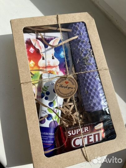 Подарочый набор. Свечи с лавандой