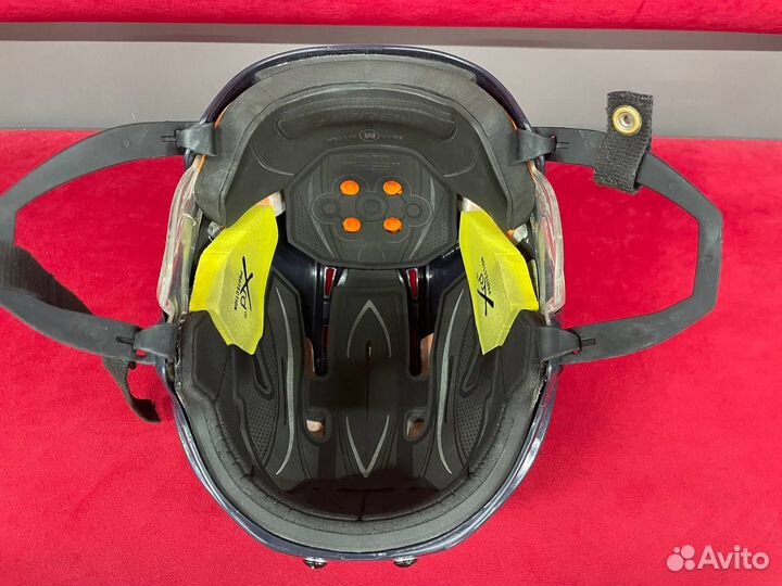 Шлем хоккейный bauer re akt 75 (M, темно-синий)