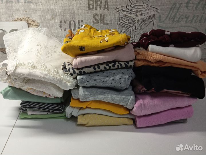 Детские вещи пакетом 68 74 на девочку