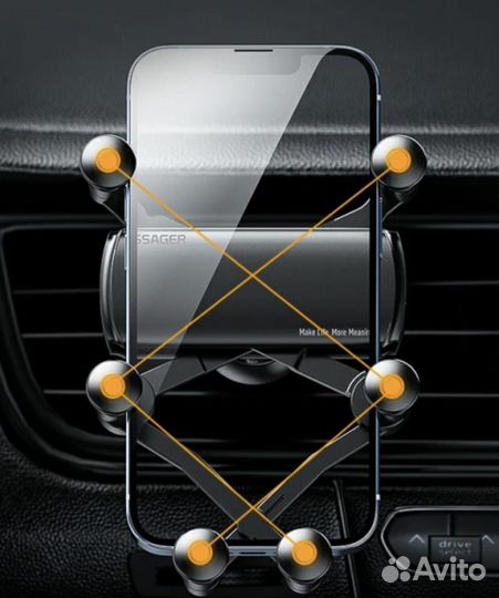 Универсальный автомобильный держатель смартфона