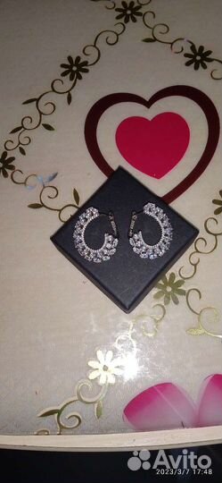 Серебряные серьги