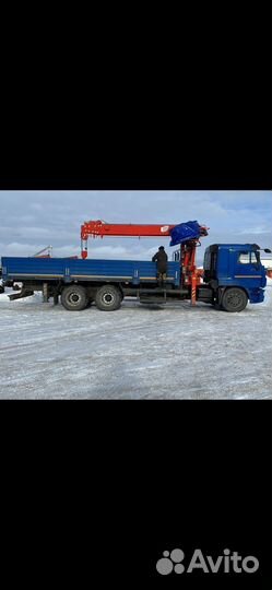 Аренда и услуги манипулятора, стрела 20 м, борт 6.9 т, 6 м