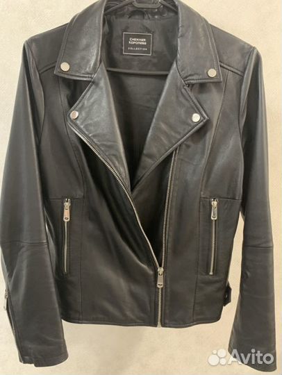 Куртка косуха женская из натуральной кожи