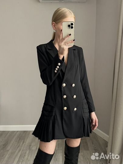 Платье пиджак S M новое