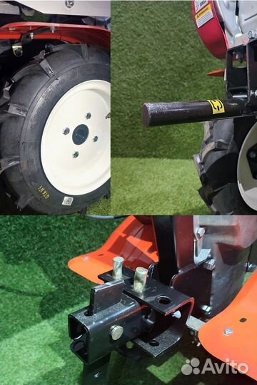 Мотоблок Агромаш М-20 + фрезы “Гусиные лапки”