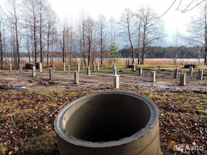 Фундамент / Жб, Бетонные, Железобетонные сваи