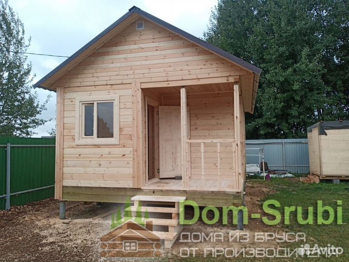 Западная Двина. Хорошая Баня из бруса Б-7 (4х6)