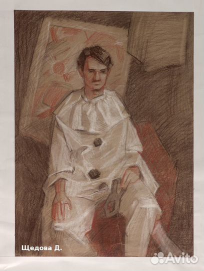 Рисунки карандашом, углем и в см.технике. Часть 23