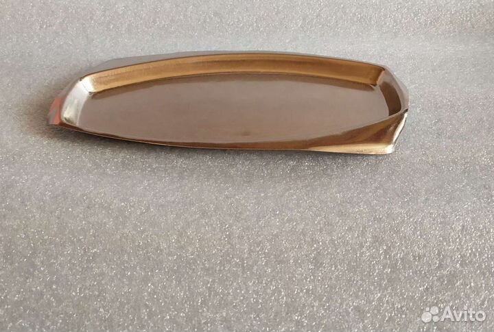 Тарелка для нарезки. Нерж. СССР 1972