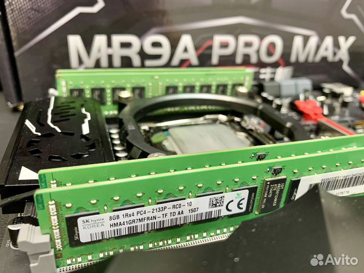 Комплект xeon E5-2666v3 + X99-MR9A PRO + 16gb