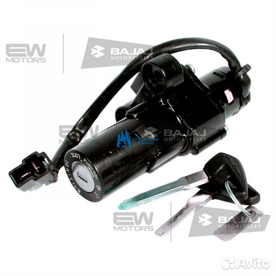 Замок зажигания bajaj NS200 /NS150/ AS200 (Арт.J