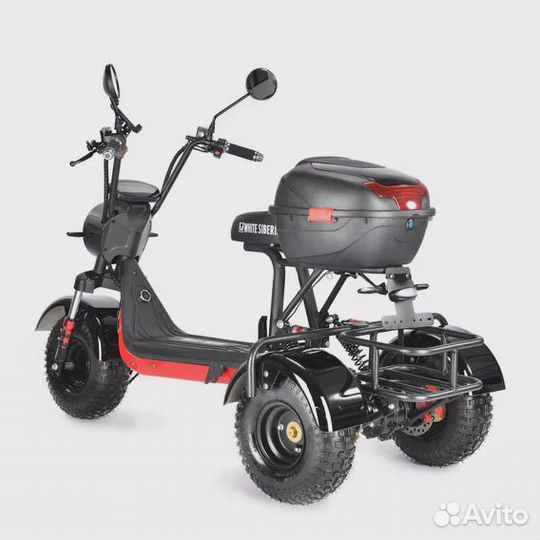 White Siberia Trike Mini 1500W Black 2023