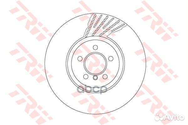 Тормозной диск DF6613S TRW