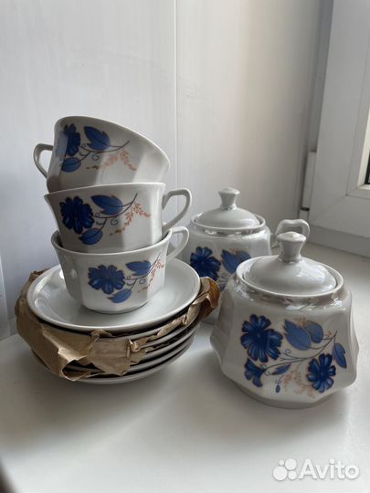 Чайный сервиз (сумской фарфор)