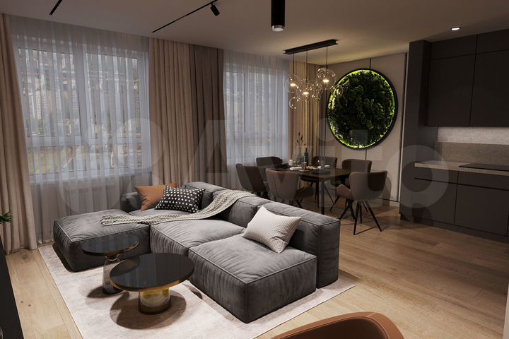 4-к. квартира, 105,1 м², 20/25 эт.