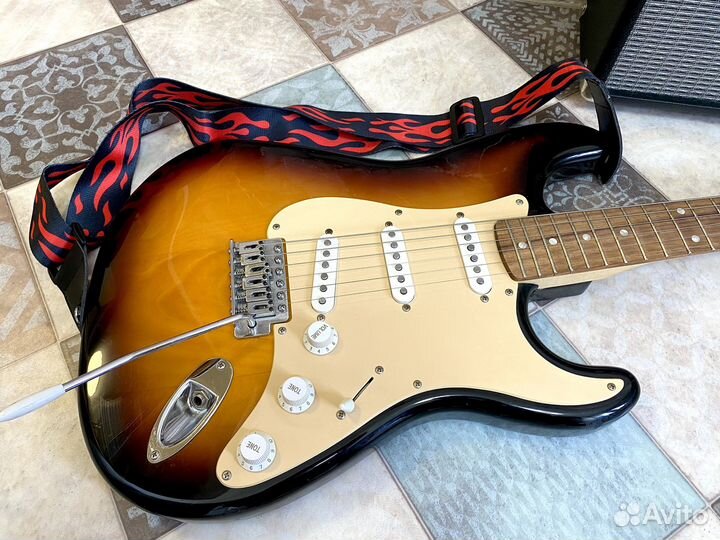 Электрогитара с комбиком Fender комплект