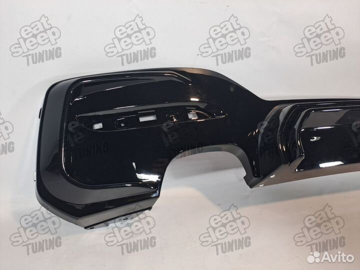 Диффузор BMW F20 LCI рест M CS глянец 2+2