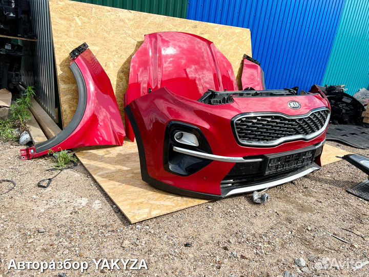 Ноускат Киа Спортейдж 4 2018-2023 морда в сборе