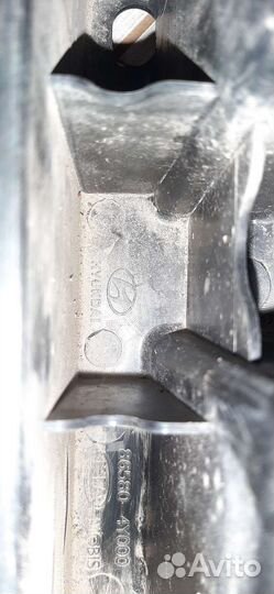 Усилитель переднего бампера пластик киа рио 3